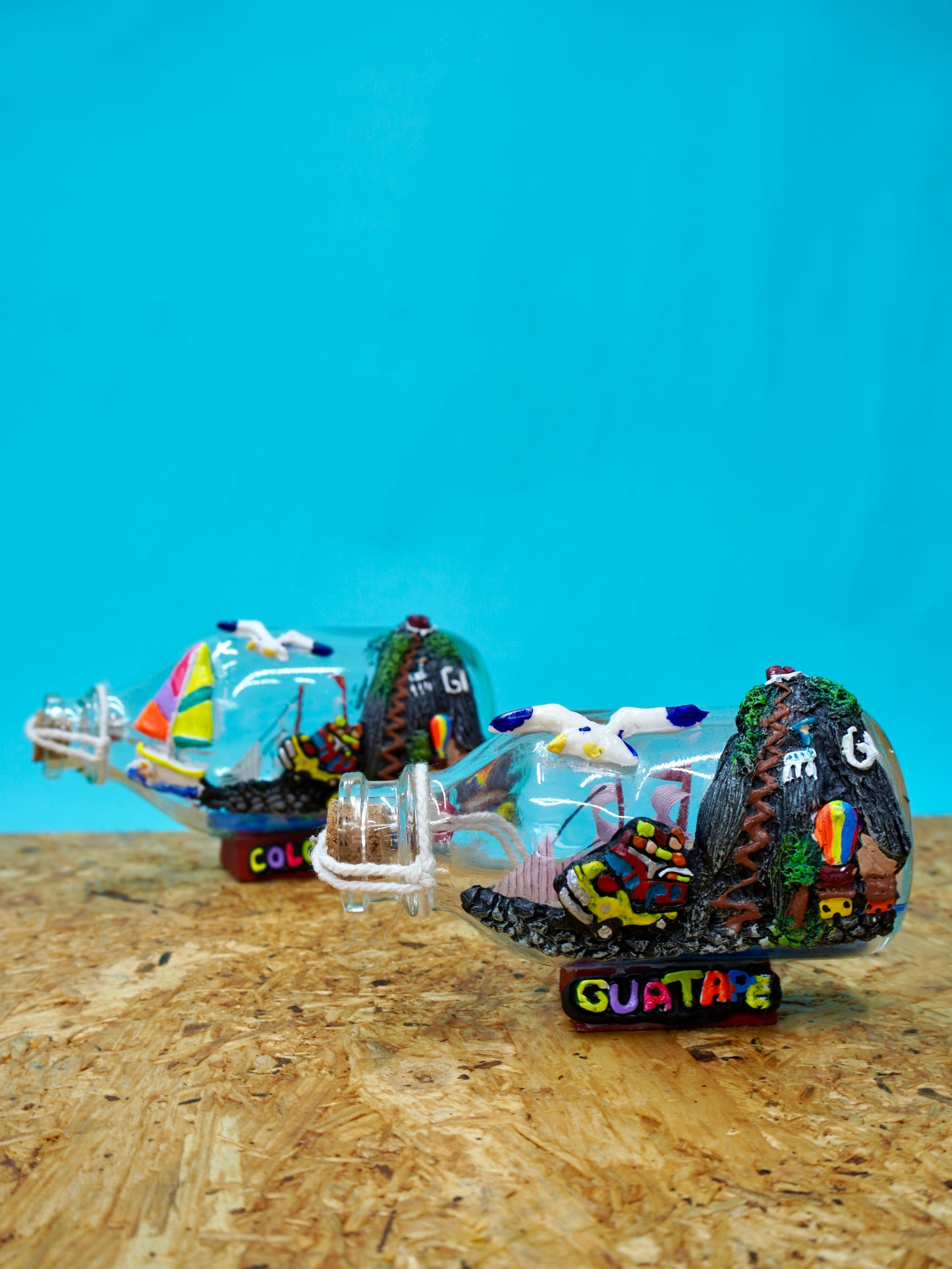 Botella Barco Guatape