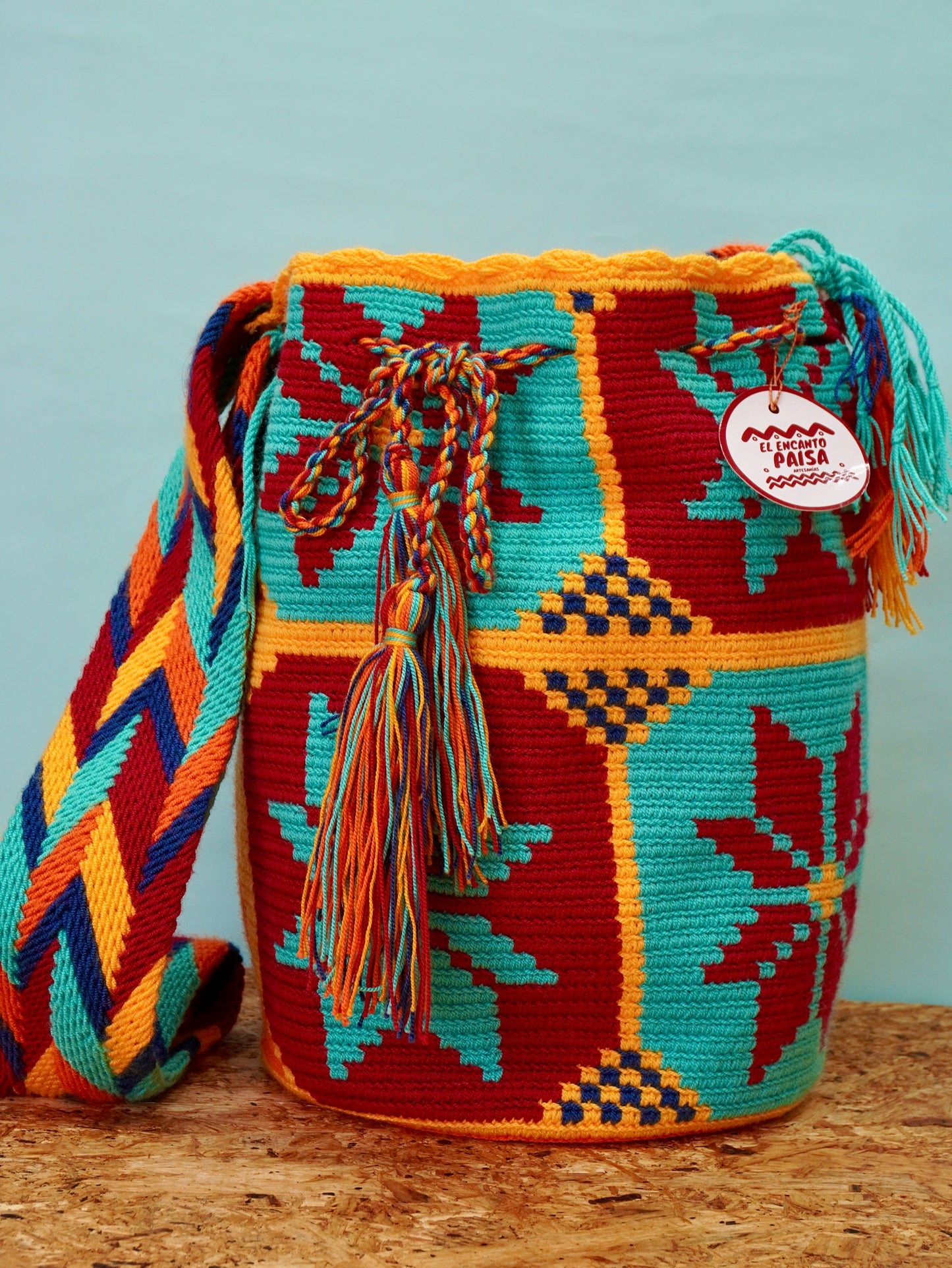 Mochila wayuu diseño