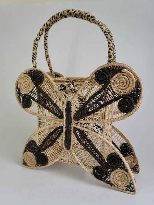 Bolso mariposa iraca