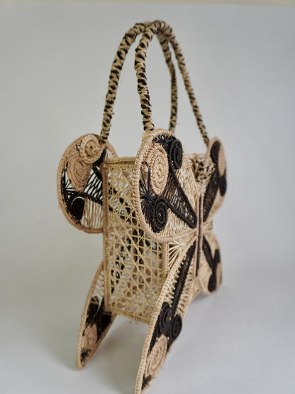 Bolso mariposa iraca