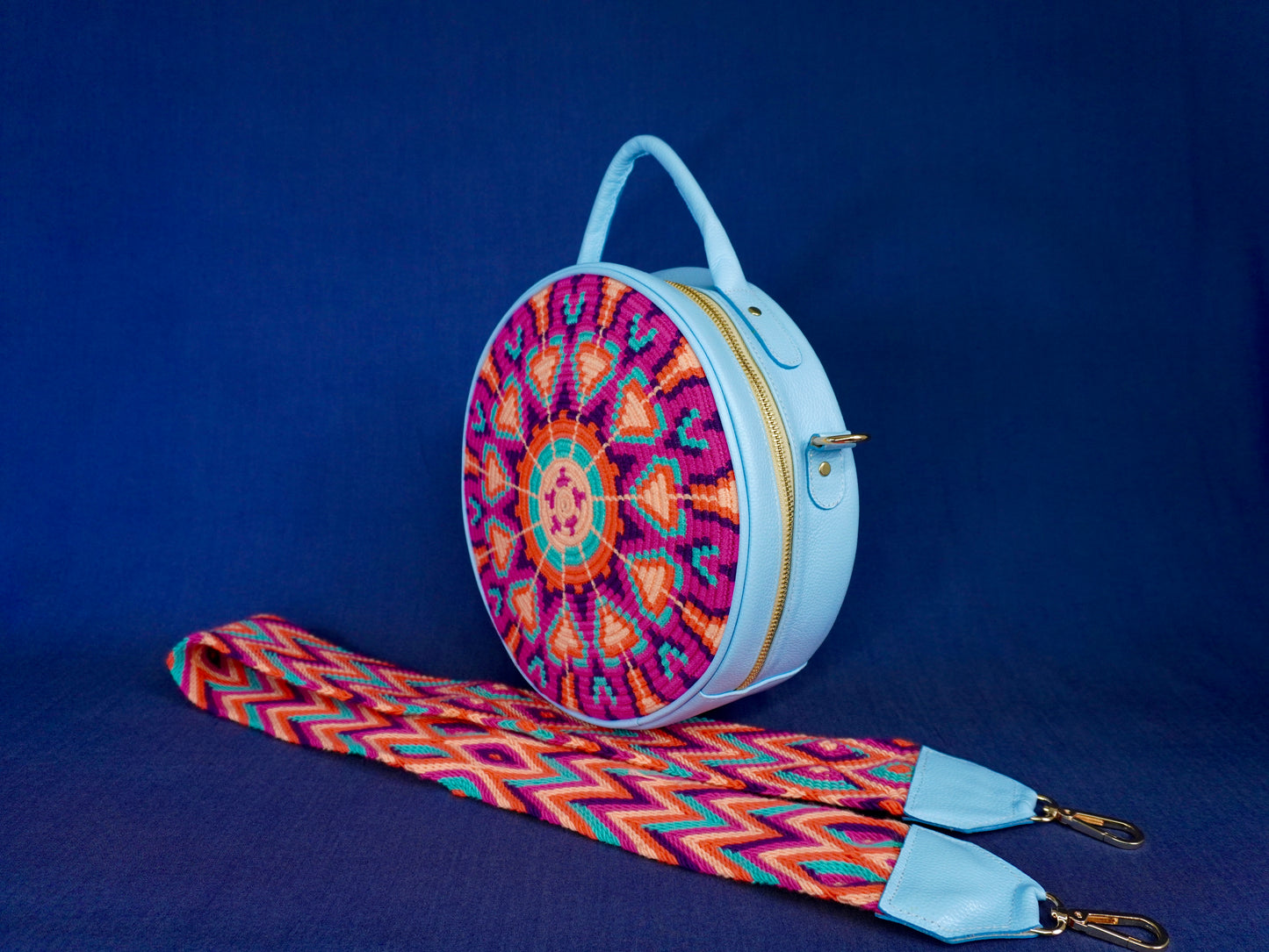 Bolso redondo wayuu