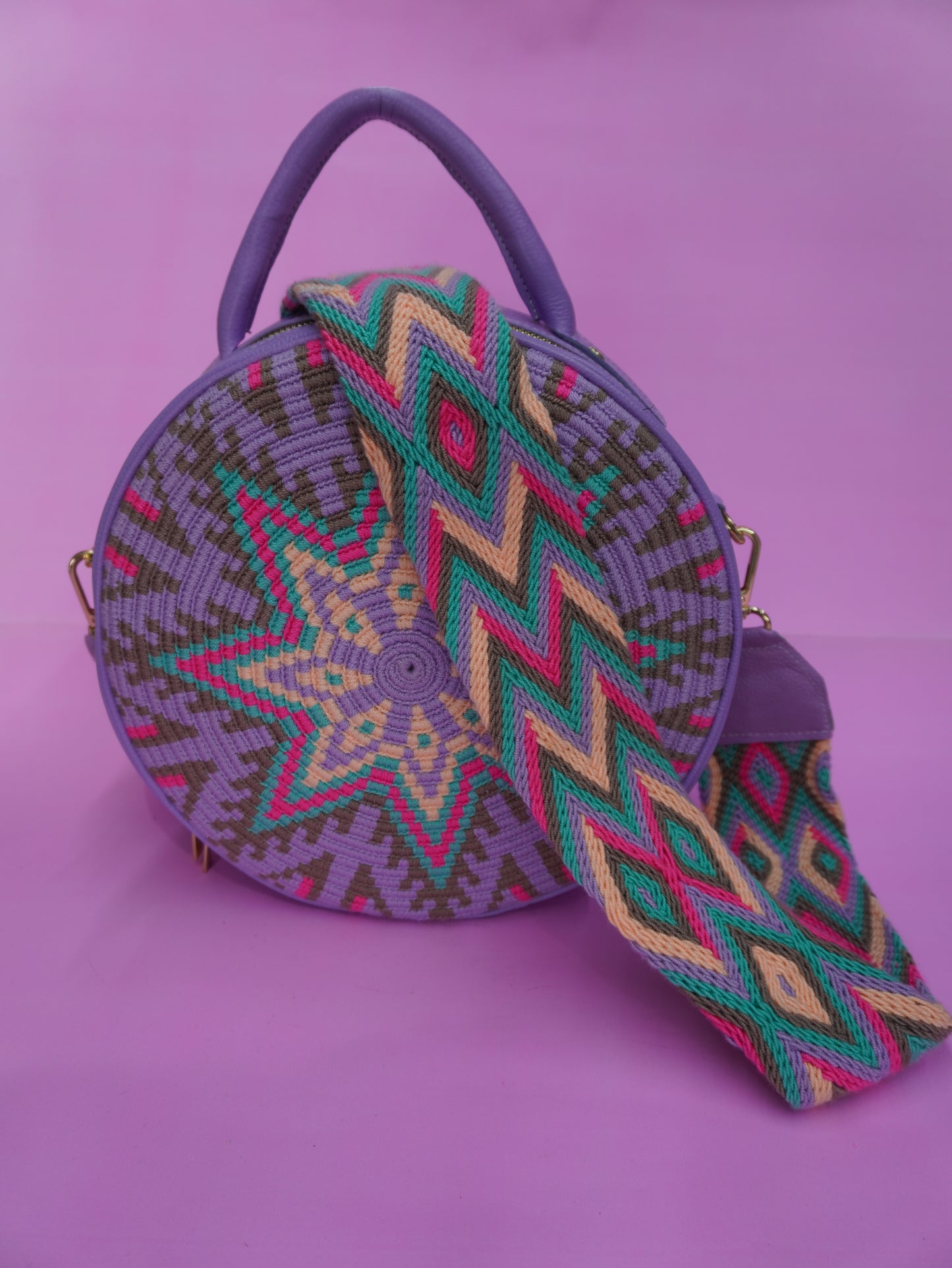 Bolso redondo wayuu