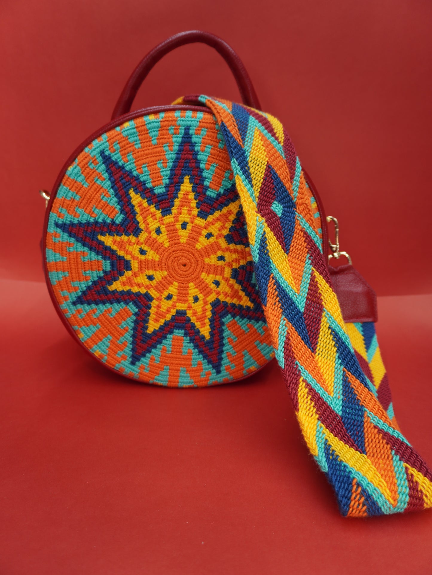 Bolso redondo wayuu