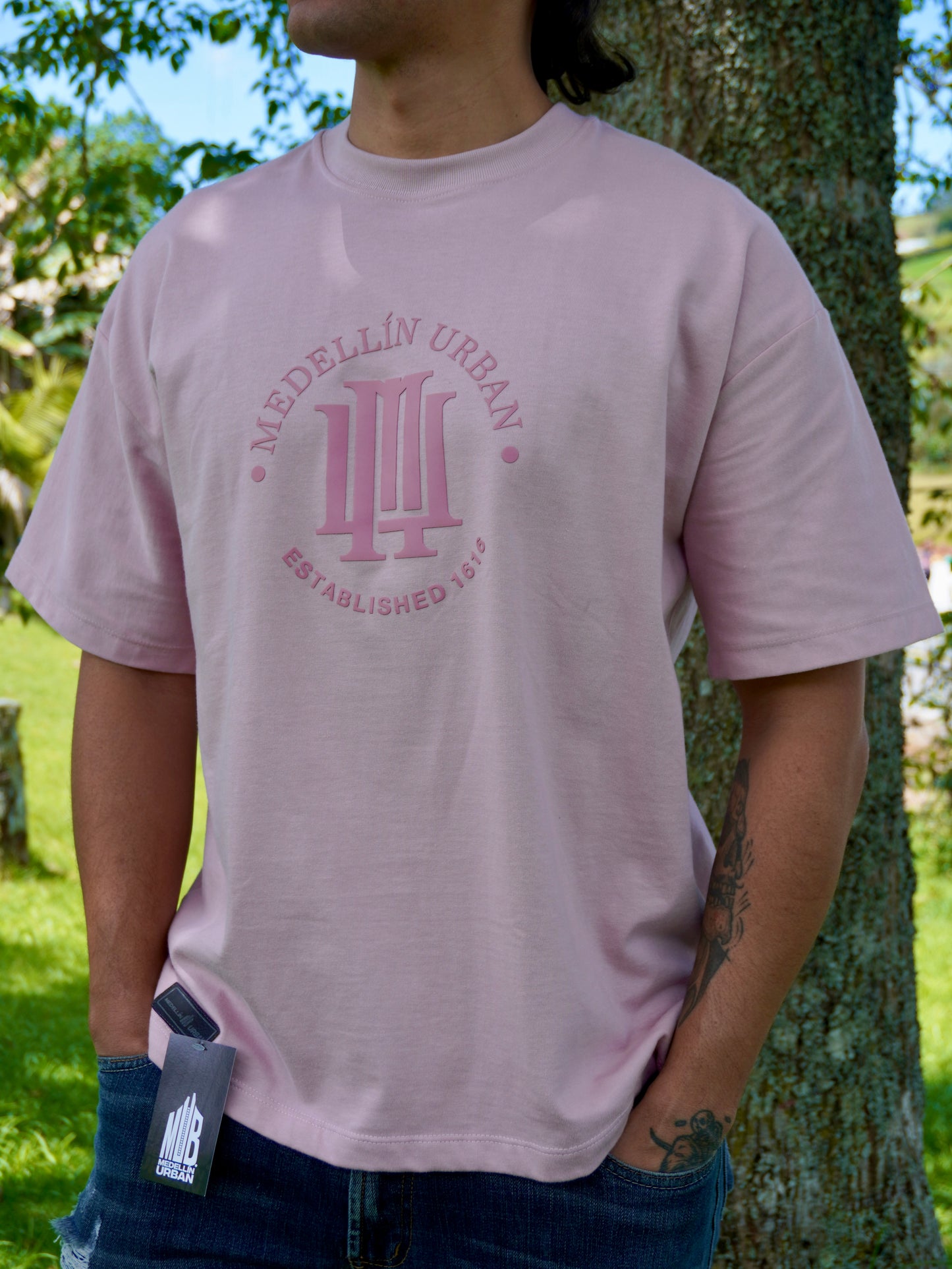 Camiseta oversize Medellin Urban hombre