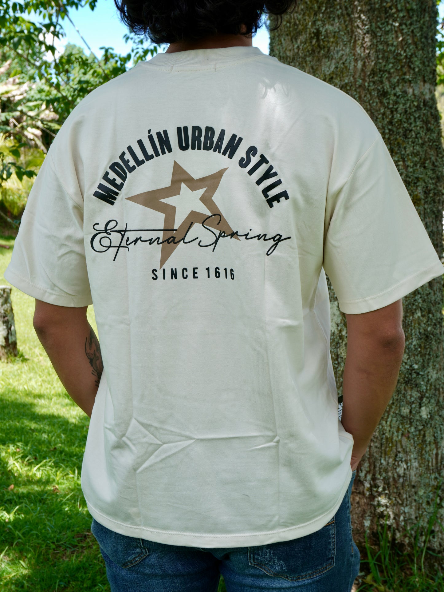 Camiseta oversize Medellin Urban hombre