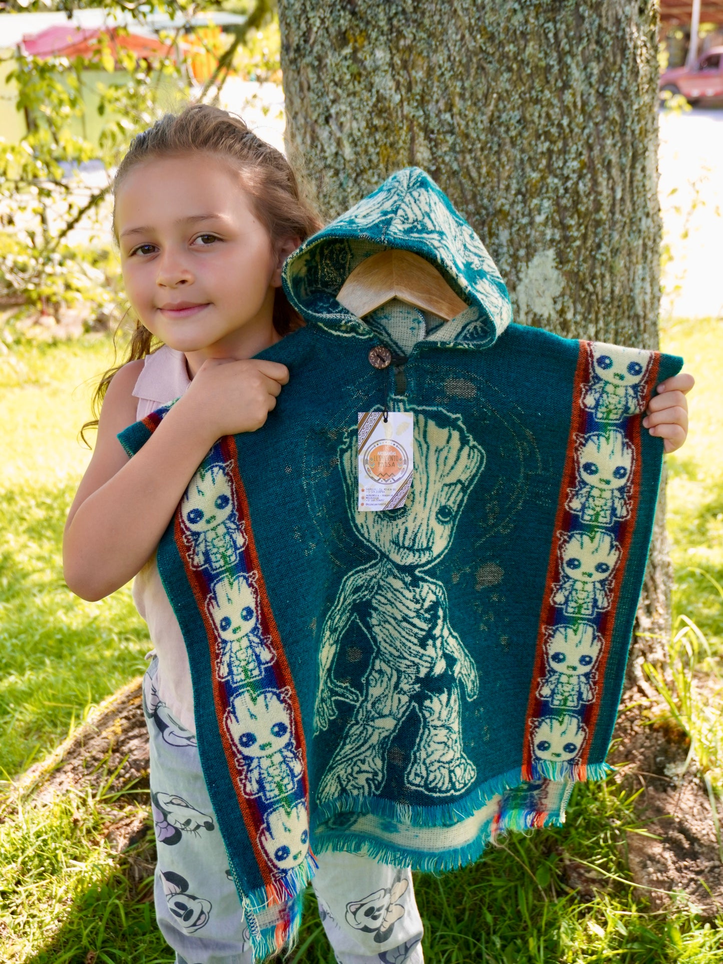 Ruana peque cuadrada