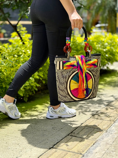 Bolso caña flecha wayuu