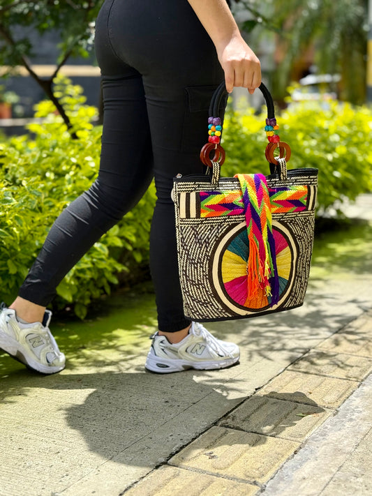 Bolso caña flecha wayuu