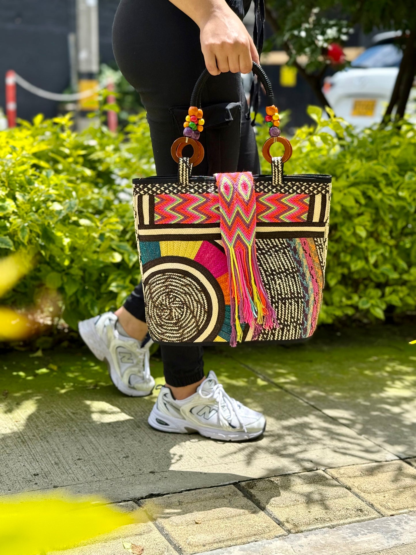 Bolso caña flecha wayuu