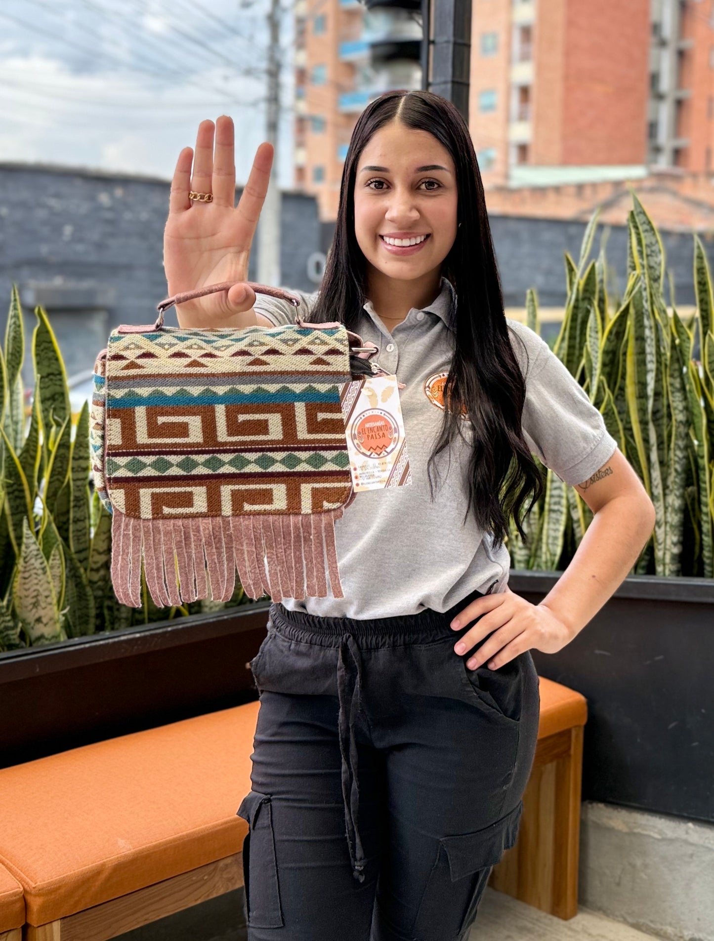 Bolso cartera mediano