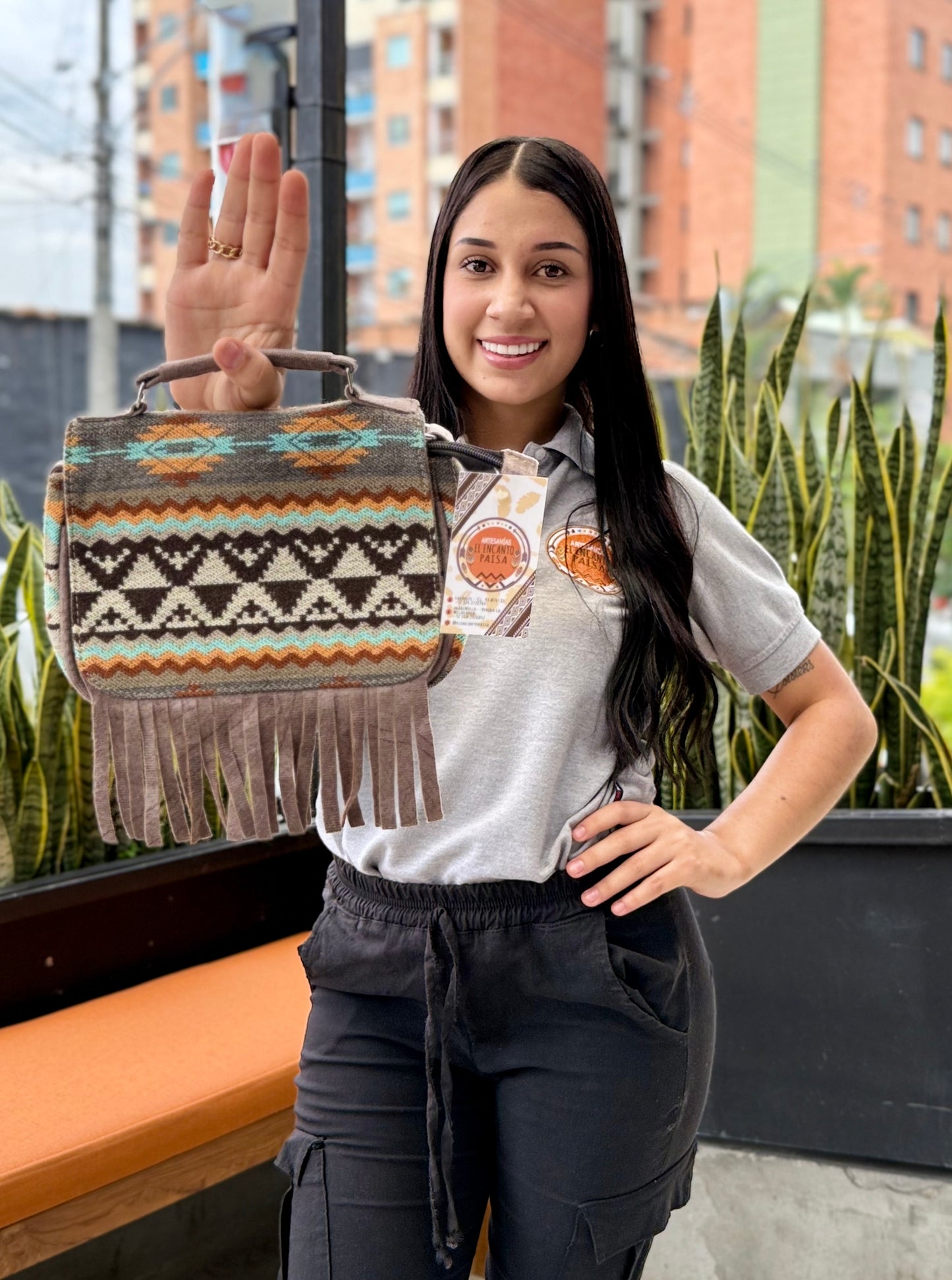 Bolso cartera mediano