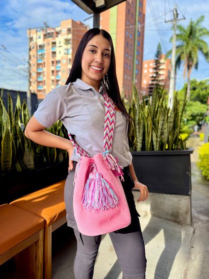 Mochila wayuu unicolor