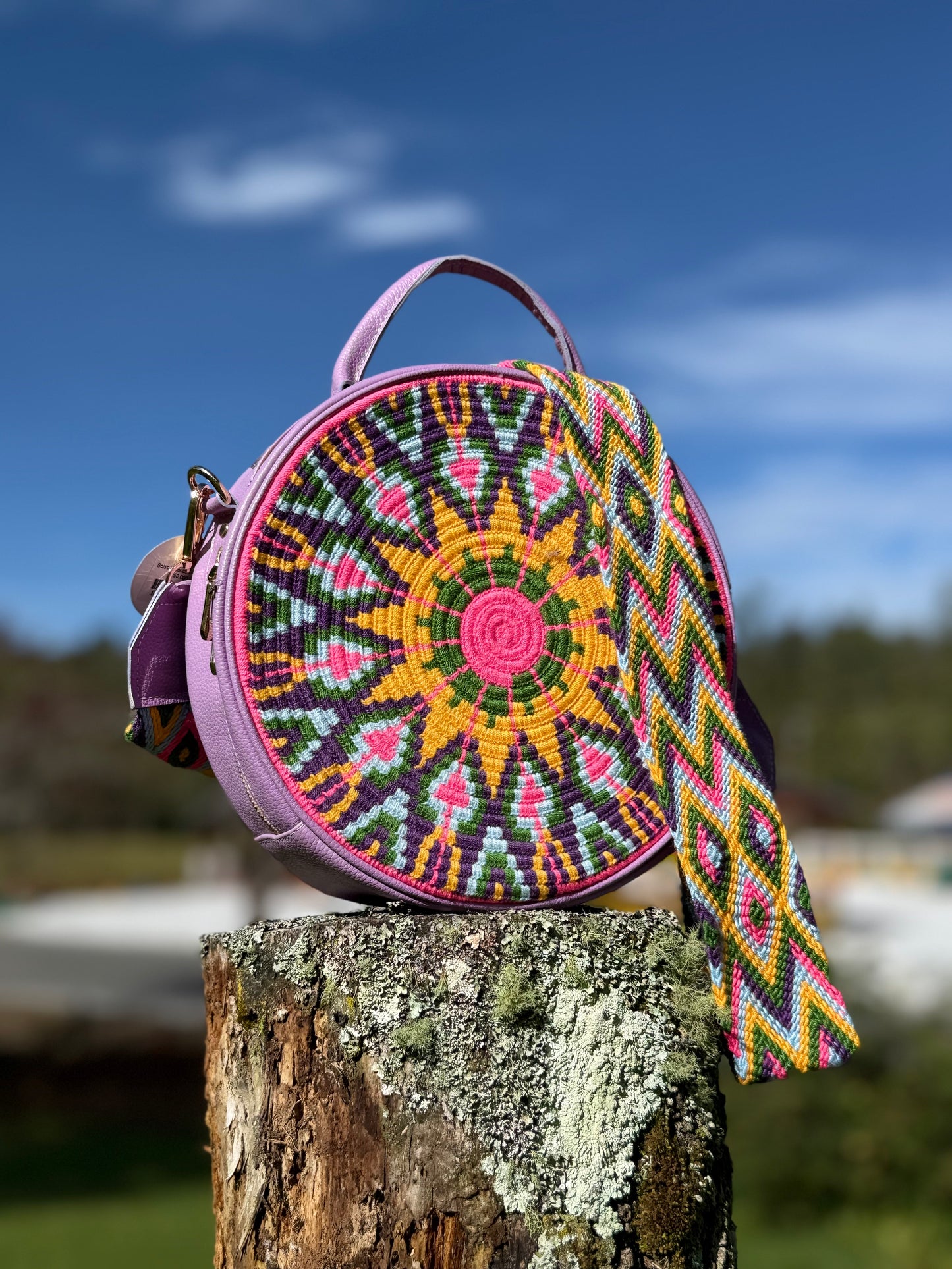 Bolso redondo wayuu