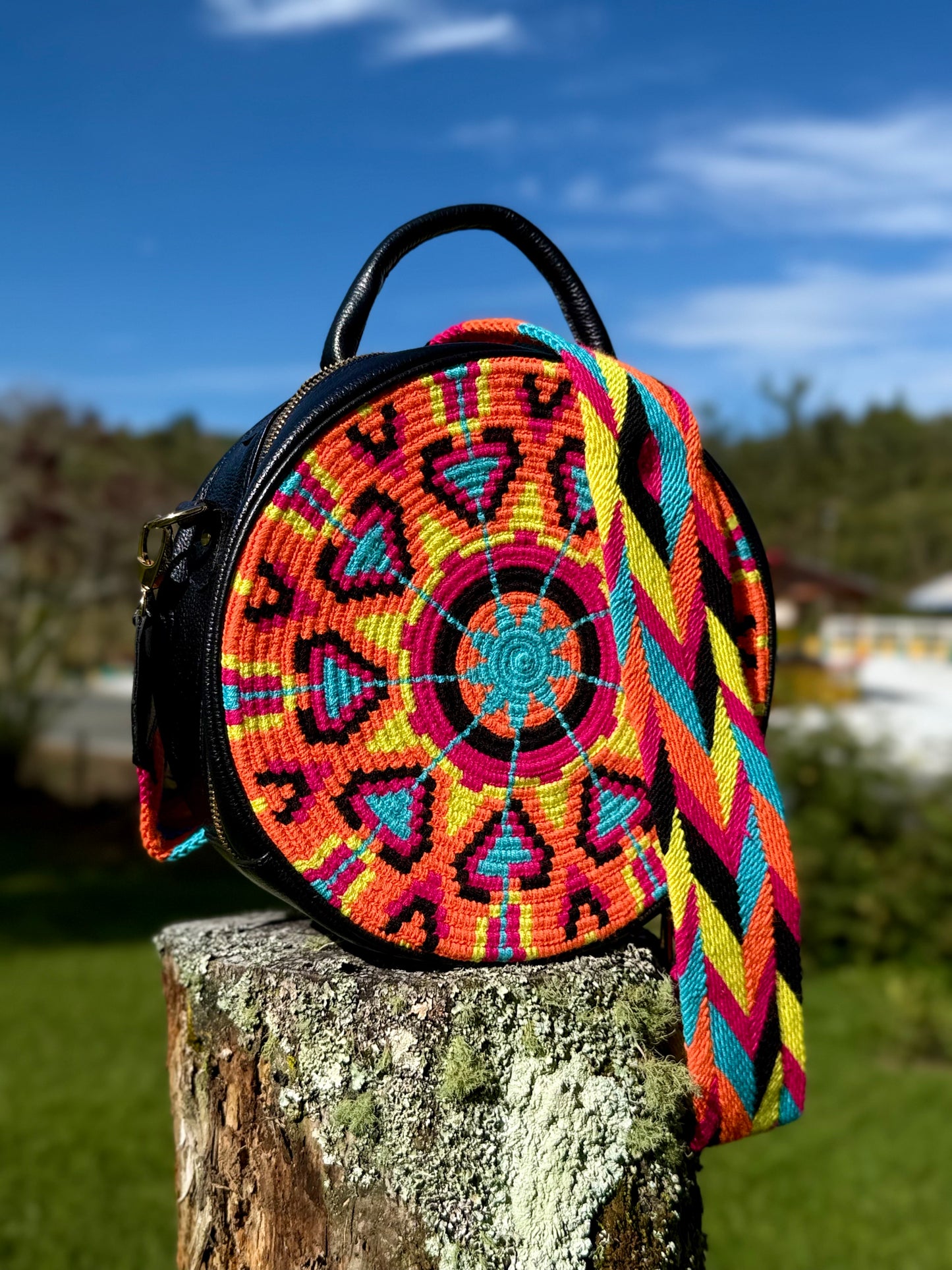 Bolso redondo wayuu