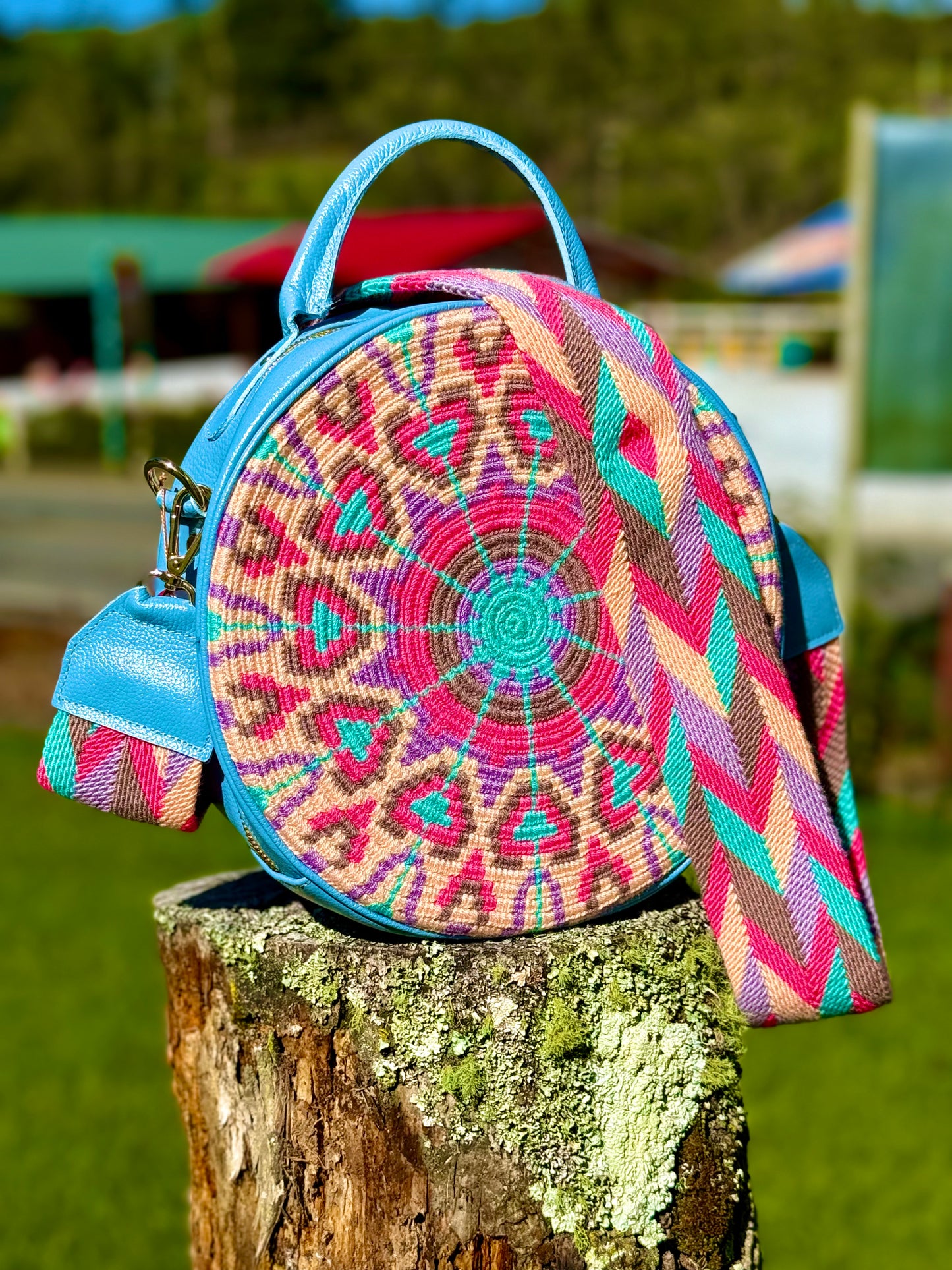 Bolso redondo wayuu