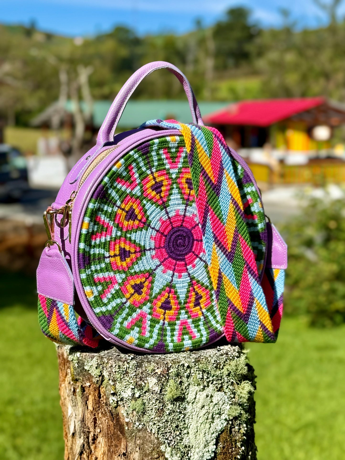 Bolso redondo wayuu