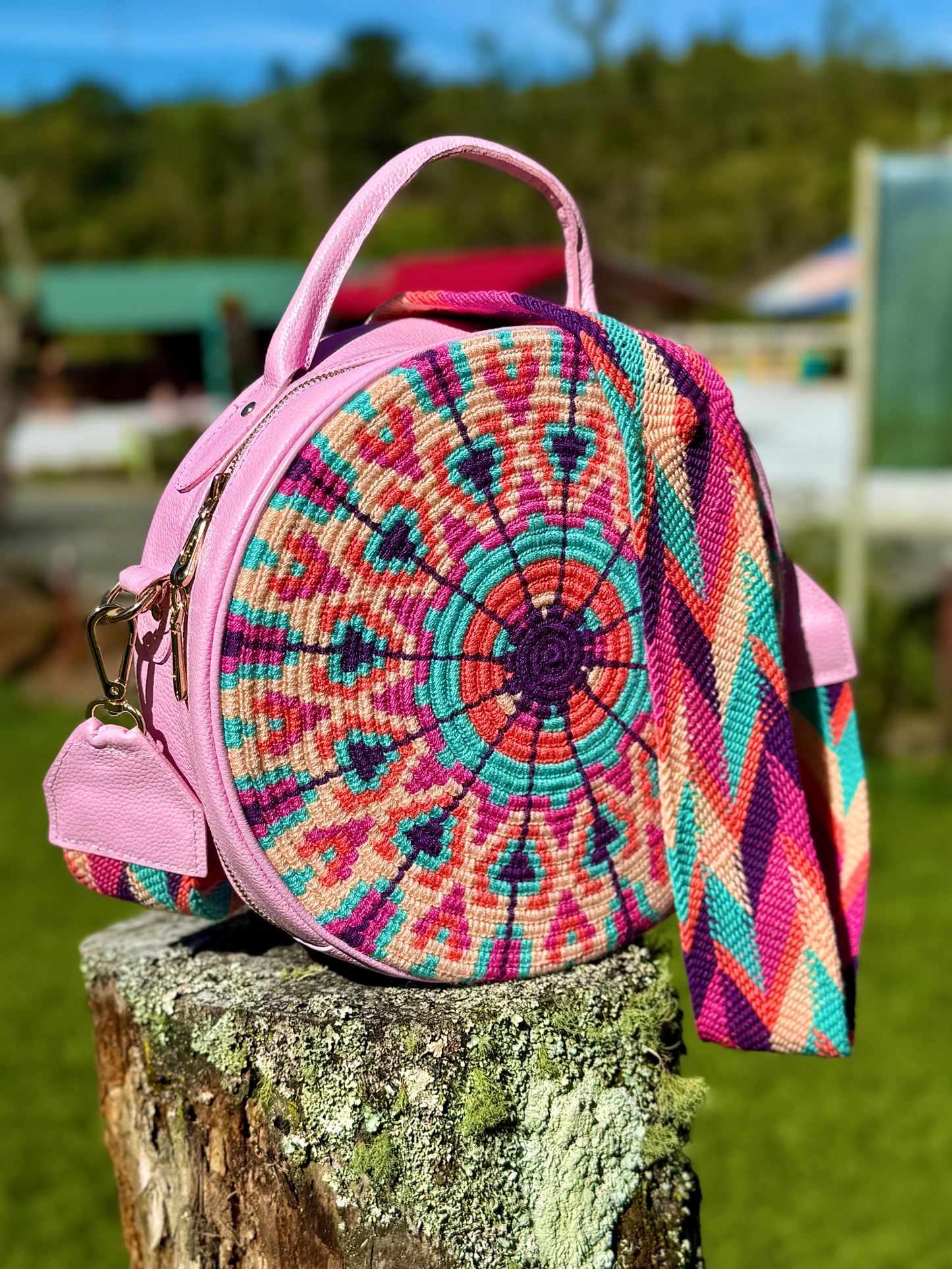 Bolso redondo wayuu