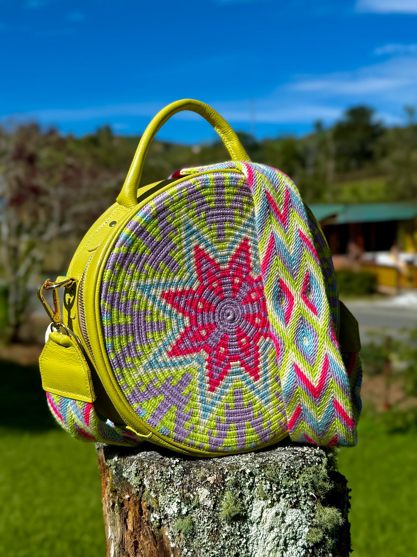 Bolso redondo wayuu