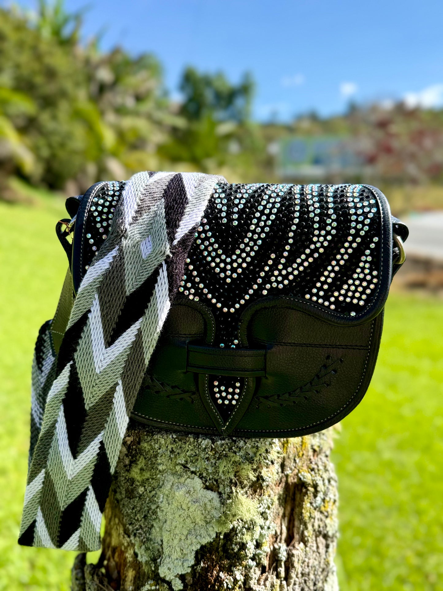 Carriel wayuu piedras