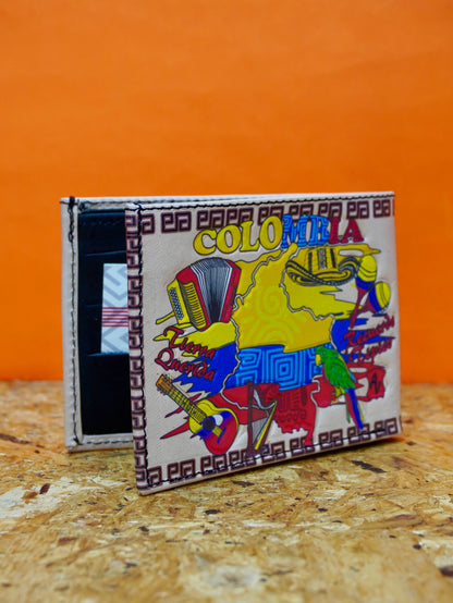 Billetera cuero artesanal