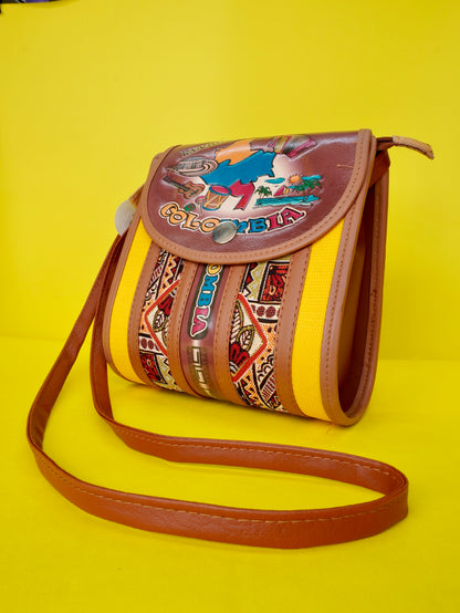 Bolso cilindro grande y pequeño