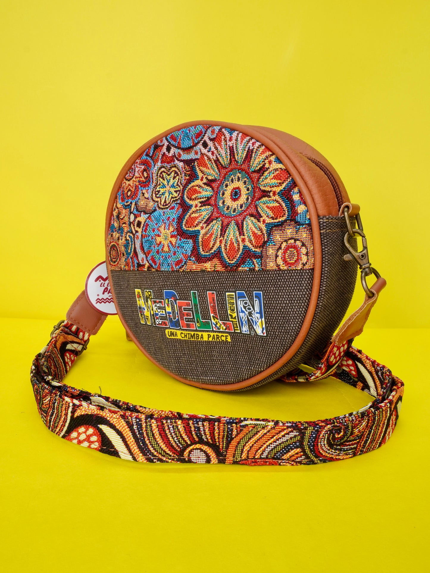 Bolso tambor grande y pequeño