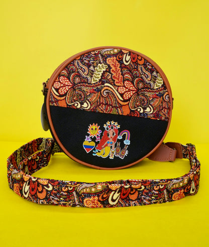 Bolso tambor grande y pequeño