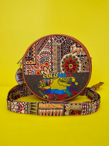 Bolso tambor grande y pequeño