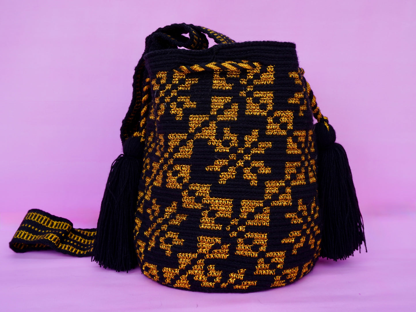 Mochila hilo Dorado/Plateado