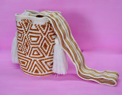 Mochila hilo Dorado/Plateado