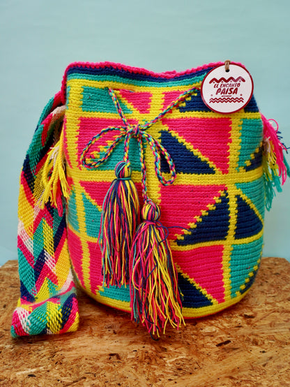 Mochila wayuu diseño
