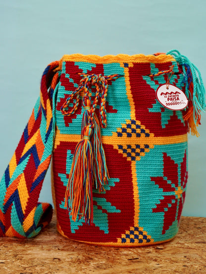 Mochila wayuu diseño