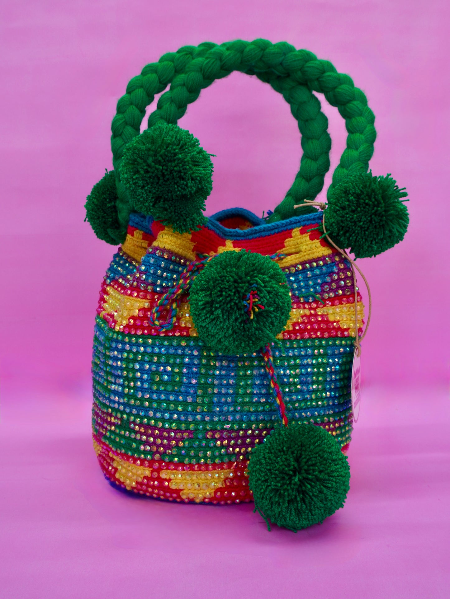 Mochila trenza piedra